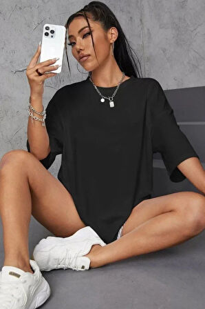 Unisex Baskılı Oversize Thirt  iyah