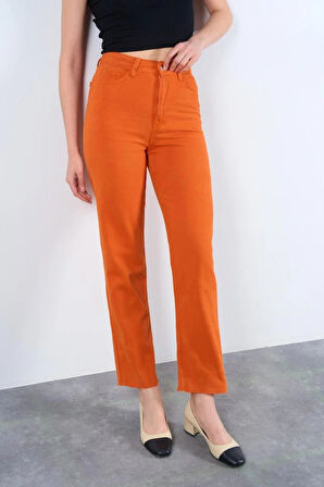 Strong Düz Pantolon  Oranj
