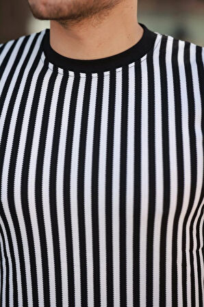 Erkek iyah Beyaz örme Pamuklu Kumaş Kısa Kollu Tshirt