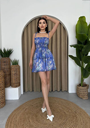 Venlo Beli astikli İp Askılı Elbise