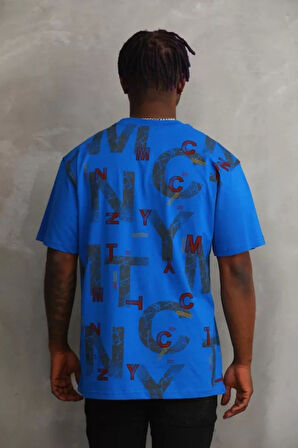 Unisex Baskılı Oversize Thirt  avi