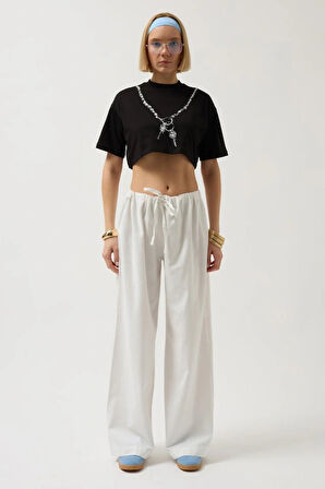 Baskılı Crop Thirt