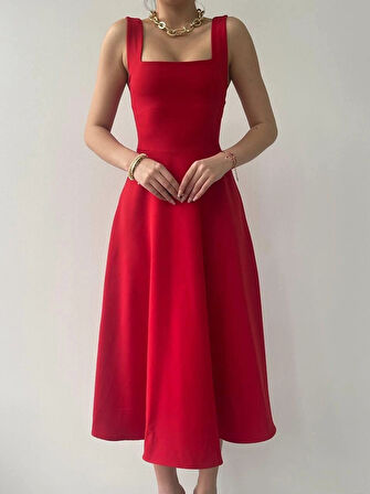 Neapolitan Askılı Elbise