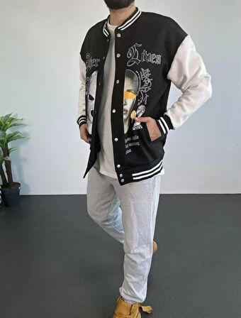 Erkek Oversize Kolej Ceket  iyah