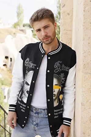 Erkek Oversize Kolej Ceket  iyah