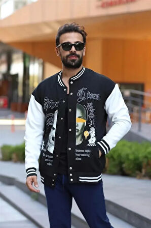 Erkek Oversize Kolej Ceket  iyah