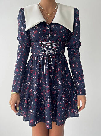 Dreamy İp Detaylı ini Elbise