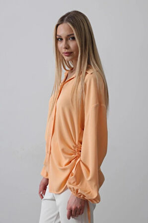 Biye Detaylı Ayrobin Gömlek  omon