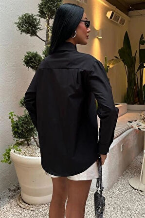 Önü Şerit Taşlı Gömlek 3448