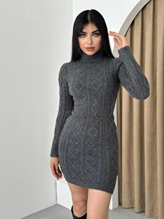 ivorna Boğazlı ini Elbise