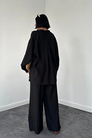 iyah Alice Gömlek Ve Bol Kesim Pantolon Takım