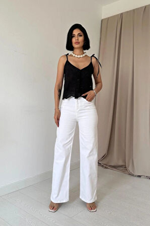 iyah Bağcıklı Brode Bluz