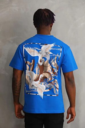 Unisex Baskılı Oversize Thirt  avi