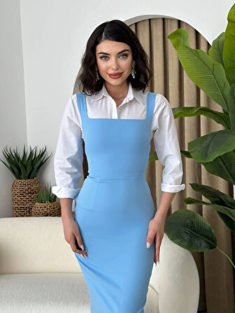 artin Askılı Kalem Elbise