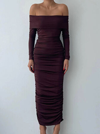 Dakota Drapeli Elbise