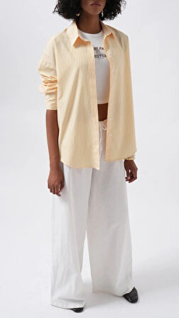 Çizgili Basic Gömlek