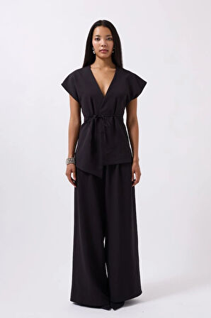 Bağcık Detay Yelek