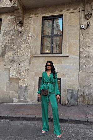 ATEN KRUVAZE BAĞAAI BUZ PANTOON TAKI  Yeşil