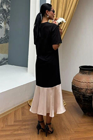 Volanlı üprem Elbise 2864