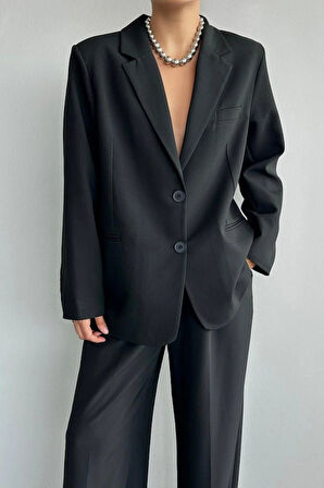Oversize Ceket  Siyah