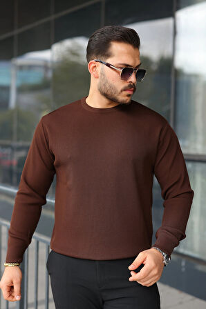 Erkek Selanik Örme Bisiklet Yaka Triko