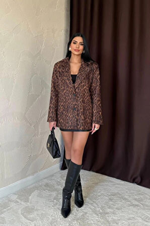 Leopar Leopar Ceket