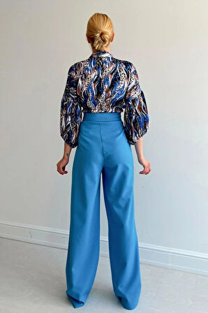 Beli Lastikli Saten Gömlek  avi