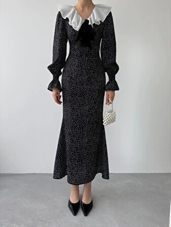 Ospe Fiyonklu Elbise