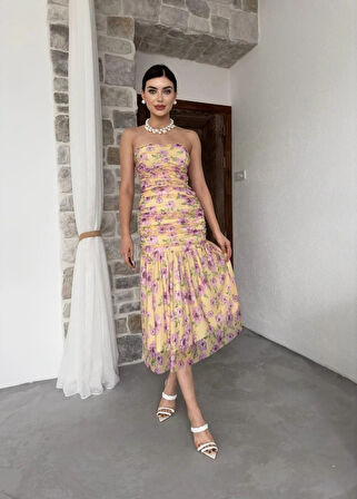 Talia traplez Elbise