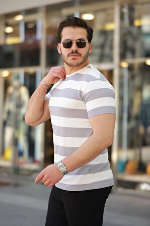 Erkek çift Renk Pamuklu örme Kumaş Kısa Kollu Tshirt