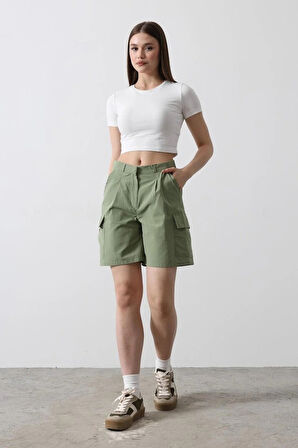 Cargo Cepli Şort  Haki