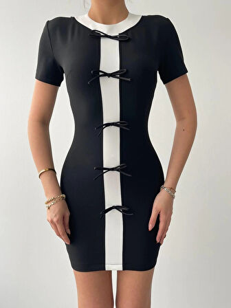 Cazzie Fiyonk Detaylı Elbise