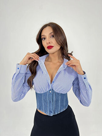 6963 GÖEKAVİ BEYAZ ÇİZGİİ