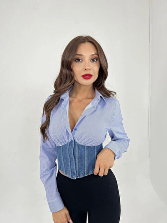 6963 GÖEKAVİ BEYAZ ÇİZGİİ