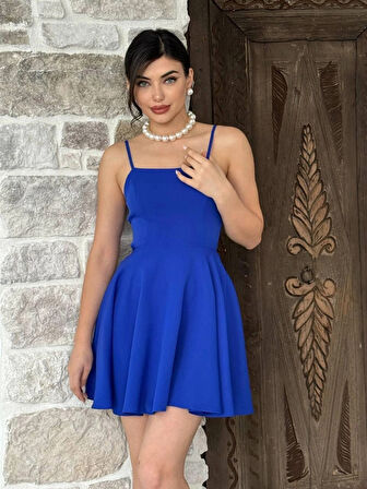 Pole İp Askılı Elbise