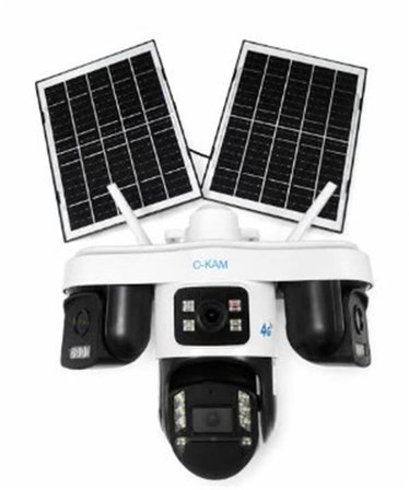 Okam O-Kam Ok-S-337 Premium Aov 4G 4 Lens Solar Ptz Güvenlik Kamerası