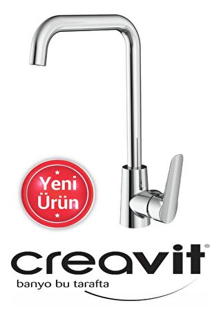 Creavit Bevel Mutfak Evye Armatür Bataryası BV8500