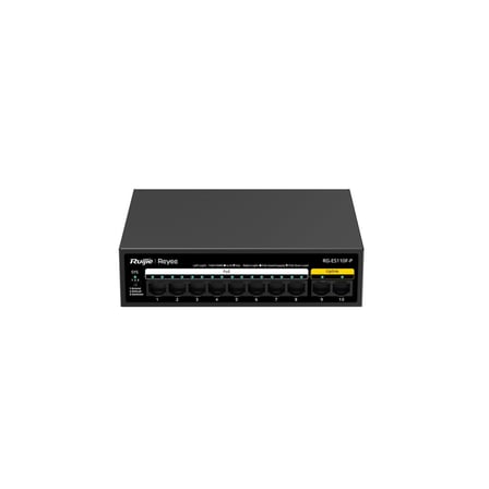 Ruijie Reyee Rg-Es110F-P 10 Port 10-100 Mbps 8 Port 10-100 Pe 110W Switch