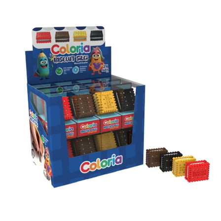 Silka Silgi Coloria Bisküvi 3D Art.1431 (24 Lü Paket)