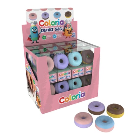 Silka Silgi Coloria Donat 3D Art.1434 (24 Lü Paket)