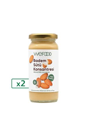 Wefood Badem Sütü Konsantresi (%100 Badem) 240 gr 2'li