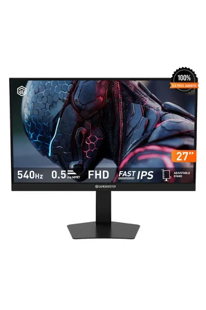 Gamebooster 27" Gb-27F540Fp 540Hz Fast Ips 0.5Ms Mprt Fhd 2Xhdmı+2Xdp Rgb Pivot Flat Gaming Monitör