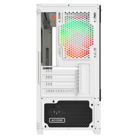 Powerboost Pb-M5001W 500W 3-12Cm Rainbow Fanlı Usb 3.0 Seaview M-Atx Gaming Beyaz Kasa Boş Bilgisayar Kasası