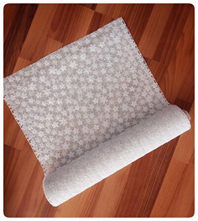 Blue Home Meiwa Pvc Dantel Raf-Dolap-Çekmeçe-Runner Örtüsü / Ebat: 50 cm x 5 mt -K.GÜL8