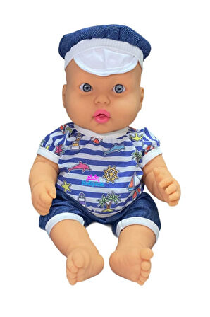 Oyuncak Türkçe Konuşan Kel Et Bebek Oyun Arkadaşım 40 Cm