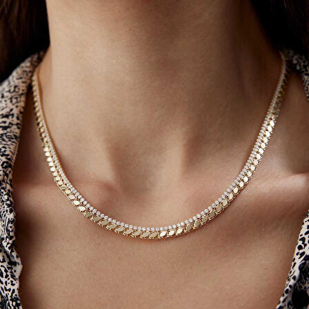 Taşlı Pullu Zincir