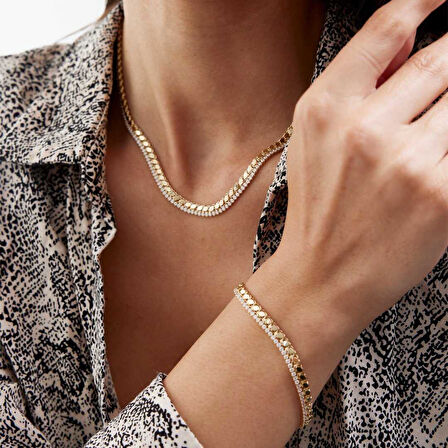 Taşlı Pullu Zincir