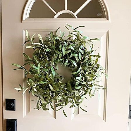 Yapay Zeytin Dalı 45cm 4 Meyveli Yapay Çiçek 