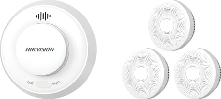 Hikvision Hf-Ks2 Wf-R8 Kablosuz Buzzerli Yangın Algılama Duman Dedektör Kiti