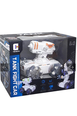 Seçtim Aldım Tank Fc-2005b-1 Kumandalı Drift Balon Çıkaran Tank R/c 4wd 2.4 Ghz Şarjlı Işıklı 6